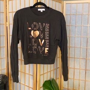 SG Crop crew neck sweatshirt